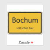 Bochum Aufkleber Sticker Autoaufkleber (Blatt)