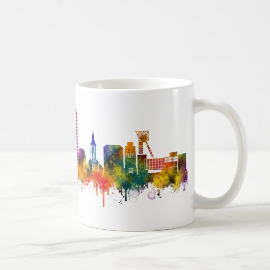 Bochum Deutschland Skyline Kaffeetasse (Rechts)
