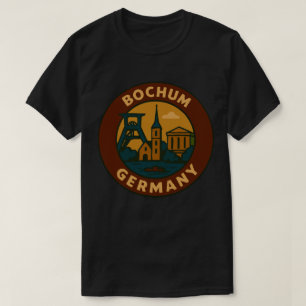 Bochum Deutschland Stadt Kunst T-Shirt