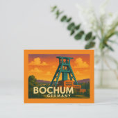 Bochum Germany City Art Postkarte (Stehend Vorderseite)