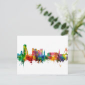 Bochum Germany Skyline Postkarte (Stehend Vorderseite)