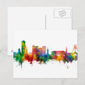 Bochum Germany Skyline Postkarte (Vorne/Hinten)