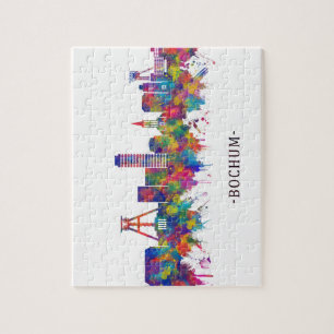 Bochum Germany Skyline Puzzle