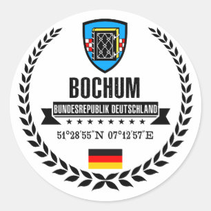 Bochum Runder Aufkleber