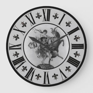 Bock Beer Barmaid und Ziege tanzen ~ * ~ Große Wanduhr