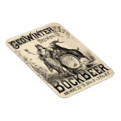 Bock Beer Brewing Co Lager Vintag antike Rustikal Magnet (Rechte Seite)