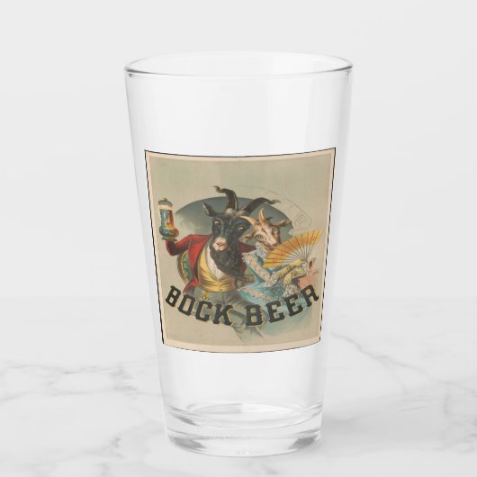 Bock Beer Glas (Vorderseite)