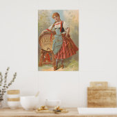 Bock-Bier-Plakat 1 Poster (Küche)
