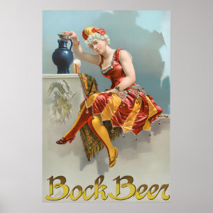 Bock-Bier-Plakat Poster