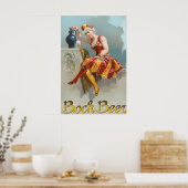 Bock-Bier-Plakat Poster (Küche)