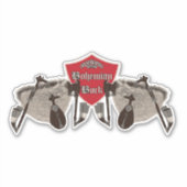 Bock bohemian - Bagpipe aus Tschechien Aufkleber (Vorderseite)