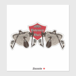 Bock bohemian - Bagpipe aus Tschechien Aufkleber