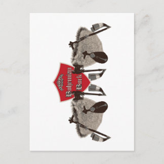 Bock bohemian - Bagpipe aus Tschechien Postkarte