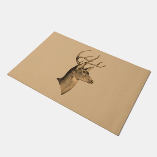 Bock Kopf Türmatte (Schrägansicht)