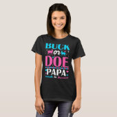 Bock oder Hirsch Papa muss wissen Hüter des Geschl T-Shirt (Vorne ganz)
