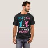 Bock oder Ricke? Daddy muss es wissen T-Shirt (Vorne ganz)