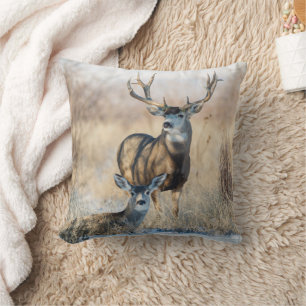 Bock Paar Maultierhirsch Kissen