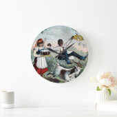 Bock, stock beer advertising poster, 1889 große wanduhr (Zuhause)