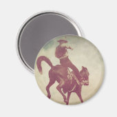 Bockender Bronco Magnet (Vorderseite/Rückseite)