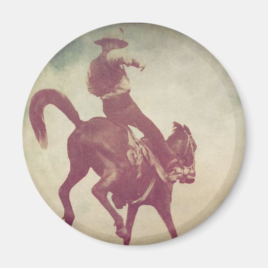Bockender Bronco Magnet (Vorne)