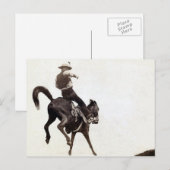 Bockender Bronco Postkarte (Vorne/Hinten)
