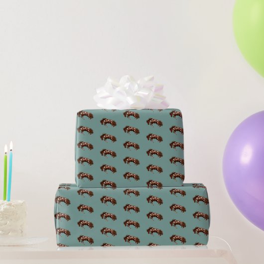Bockendes Paint Horse Geschenkpapier (Partygeschenke)