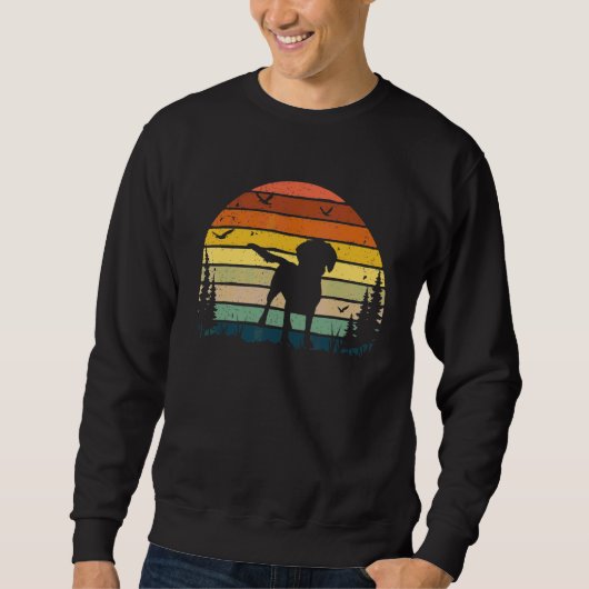 Bocker Vintage Retro Mutti Vati Hund Sweatshirt (Vorderseite)