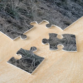 Bockhirsch mit grünem Landwirtschafstraktor Puzzle (Seite)