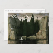 Bocklins Insel der Toten, dritte Version Postkarte (Vorne/Hinten)