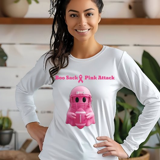 Bocksack Rosa Angriff Brustkrebs Bewusstsein T-Shirt
