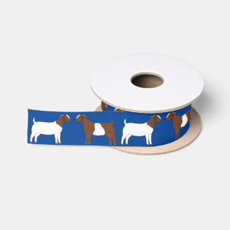 Bockziegenblauer Hof Satinband