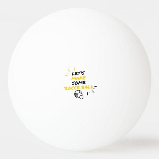 Boczball-Sportler Tischtennisball (Vorderseite)