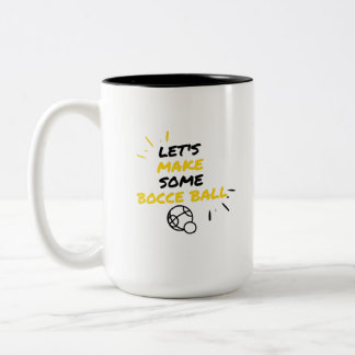 Boczball-Sportler Zweifarbige Tasse