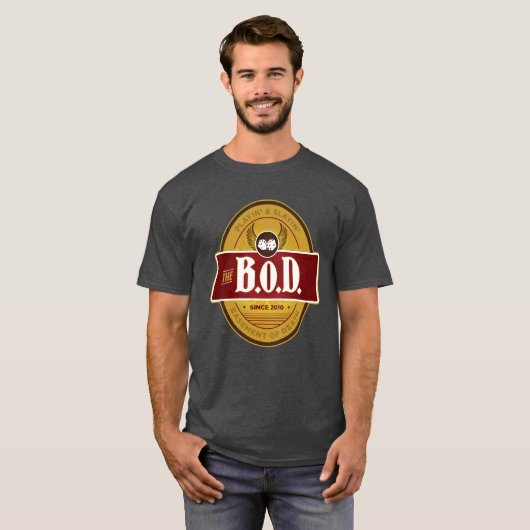BoD / Playin and Slayin Logo T - Shirt - Heather (Vorne ganz)