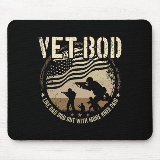 Bod - Wie Vater Bod, aber mehr Knie Schmerzen Mousepad (Vorne)