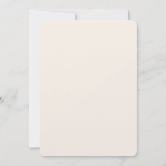 Boda botánica flores silvestres rosa y beige einladung (Rückseite)