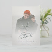 Boda de efectos de efecto de vello de la transpare folieneinladung (Stehend vorne)