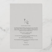 Boda de efectos de efecto de vello de la transpare folieneinladung (Rückseite)