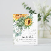 Boda de girasoles de otoño económica pero hermosa (Stehend Vorderseite)