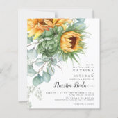 Boda de girasoles de otoño económica pero hermosa (Vorderseite)