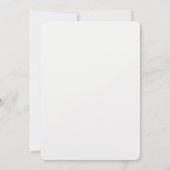 Boda de oro con flor blanca einladung (Rückseite)