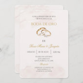 Boda de oro editable einladung (Vorne/Hinten)