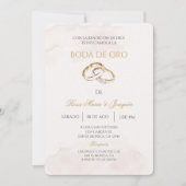 Boda de oro editable einladung (Vorderseite)
