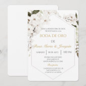 Boda de oro einladung (Vorne/Hinten)
