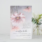 Boda en margaritas rosas pálidas españolas 2 (Stehend Vorderseite)