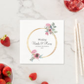 Boda en Oro y Acuarela primavera Serviette (Beispiel)