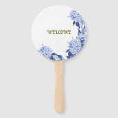 Boda floral morado de primavera con ducha dulce fächer (Rückseite)