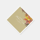 Boda Otoñal Serviette (Ecke)
