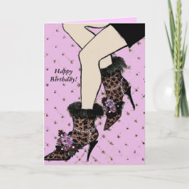 Bodacious Birthday Boots Card Karte