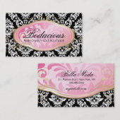 Bodacious Schwarzes der Butike-311 Visitenkarte (Vorne/Hinten)
